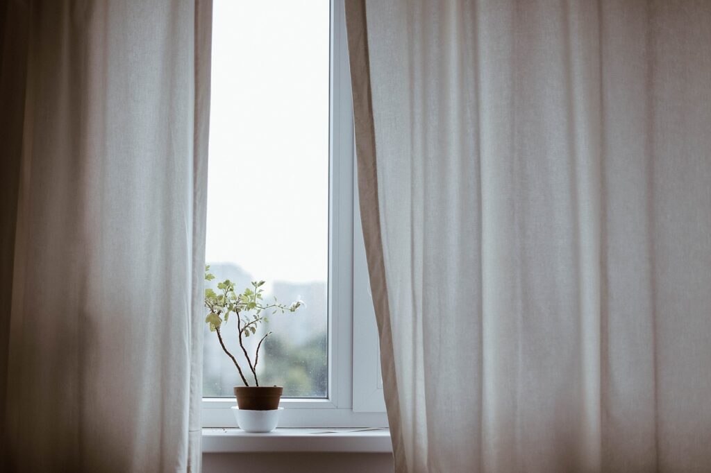 curtains, decoration, indoors rodzaje okien